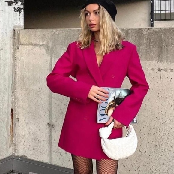 Zara Double BREASTED BLAZER DRESS NWT S - Picture 2 of 16